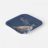 エレガントきらめくキンセアニェラ ペーパープレート (傾斜あり)