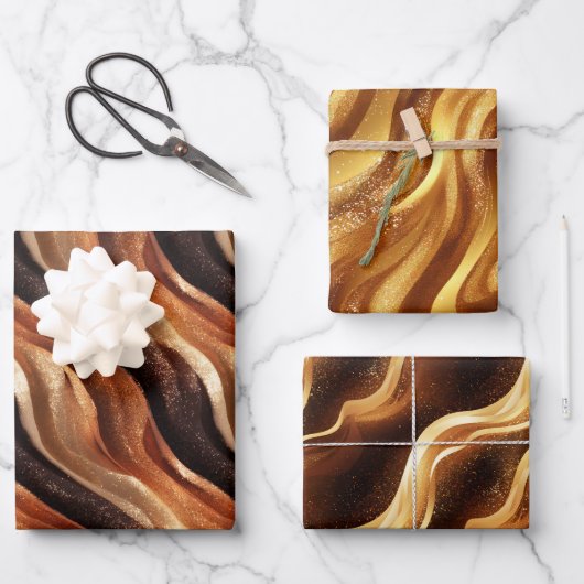 エレガントきらめくファンタジー ラッピングペーパーシート (正面)