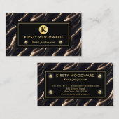 エレガントきらめくファンタジー 名刺 (正面/裏面)