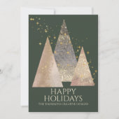 エレガントきらめく企業のフェスティバル シーズンカード (正面)