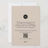 エレガントきらめく企業のフェスティバル シーズンカード (裏面)