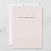 エレガントきらめく海ビーチ結婚式招待状 招待状 (裏面)