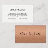 エレガントきらめく 名刺 (正面/裏面)