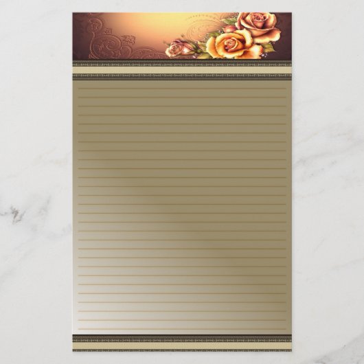 エレガントけれどもおもしろい 便箋 (正面)