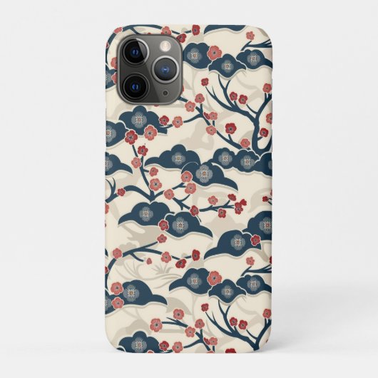 エレガントさくらんぼのシームレスなパターン(2) Case-Mate iPhoneケース (裏)