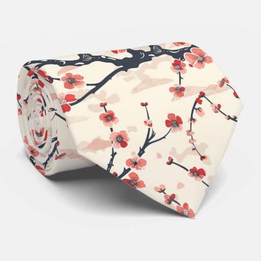 エレガントさくらんぼのシームレスなパターン(5) ネクタイ (ロール)