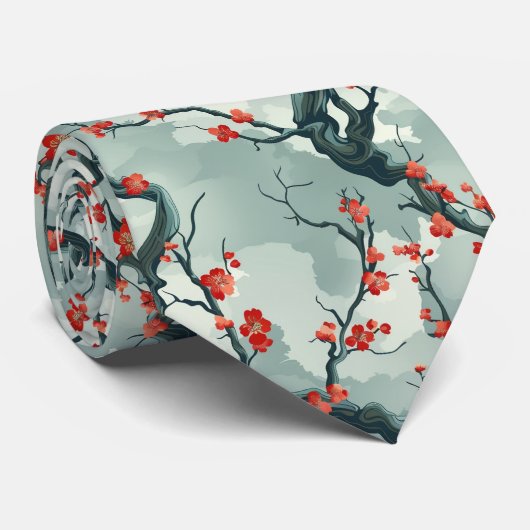 エレガントさくらんぼのシームレスなパターン(7) ネクタイ (ロール)