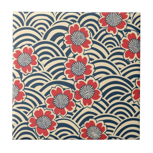 エレガントさくらんぼのシームレスなパターン(8) タイル (正面)