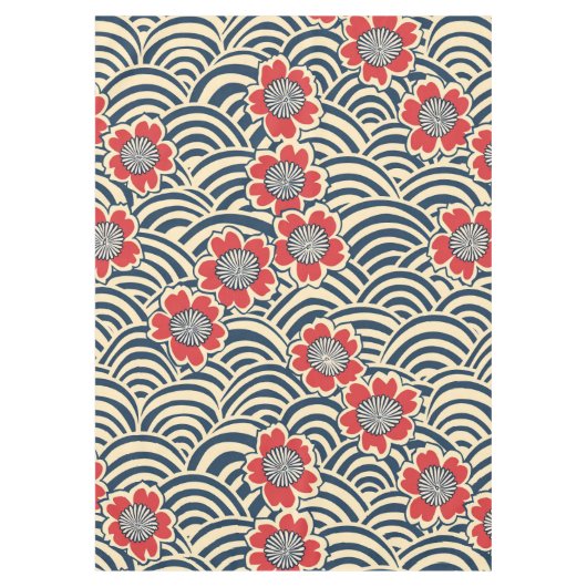 エレガントさくらんぼのシームレスなパターン(8) テーブルクロス (正面)