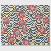 エレガントさくらんぼのシームレスなパターン(8) ラッピングペーパー (フラット)