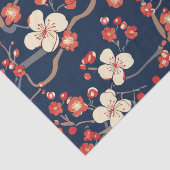 エレガントさくらんぼの花の継ぎ目のないパターン(10) 薄葉紙 (詳細)