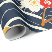 エレガントさくらんぼの花の継ぎ目のないパターン(12) ラッピングペーパー (ロールコーナー)