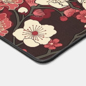 エレガントさくらんぼの花の継ぎ目のないパターン(16) デスクマット (コーナー)