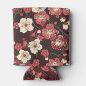 エレガントさくらんぼの花の継ぎ目のないパターン(16) 缶クーラー (裏面)