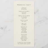 エレガントさくらんぼブロッサムピンクフローラ結婚ズ プログラム (裏面)