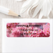エレガントさくらんぼブロッサムフローラ結婚ピンク ラベル (インサイチュ)