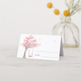エレガントさくらんぼブロッサム桜結婚ズ プレイスカード