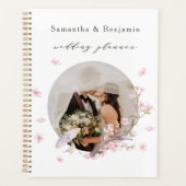 エレガントさくらんぼブロッサム結婚写真 プランナー手帳 (正面)