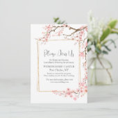 エレガントさくらんぼ結婚の エンクロージャーカード (スタンド正面)