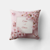 エレガントさくらんぼ結婚の クッション (裏面)