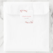 エレガントさくらんぼ結婚の スクエアシール (バッグ)