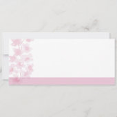 エレガントさくらんぼ花水彩手絵を描 (裏面)