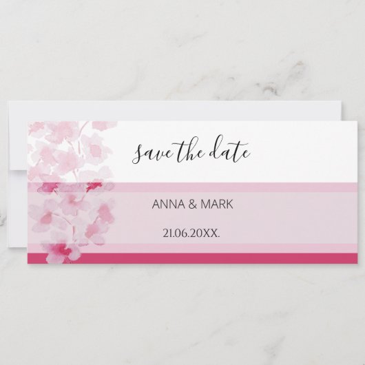 エレガントさくらんぼ花水彩手絵を描 (正面)