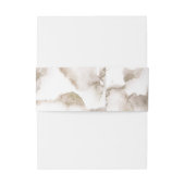 エレガントさびモノグラムの水結婚色 招待状ベリーバンド (裏面例)