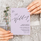 エレガントすべて一つのスクリプモダントで結婚管理 招待状