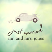 エレガントたった今結婚しましたゲタウェイカー ウィンドウサイン (シート3)