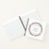 エレガントたった今結婚しましたフローラ結婚 |ゲストブック ノートブック (内部)