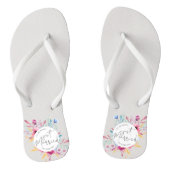 エレガントたった今結婚しました結婚 |ビーチサンダル ビーチサンダル (ソール)