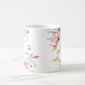 エレガントたった今結婚しました結婚 |マグ コーヒーマグカップ (中央)