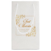 エレガントたった今結婚しました|抱き枕 スモールペーパーバッグ (裏面)