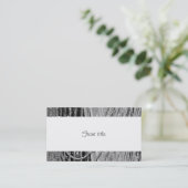 エレガントつるガラスビーズ 名刺 (スタンド正面)