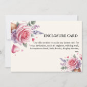 エレガントでおしゃれなアイスクリーム、彼女はもう連れ去られてしまった 招待状 (正面)