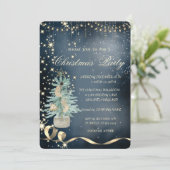 エレガントでおしゃれなクリスマスツリー, クリスマスパーティー 招待状 (スタンド正面)