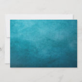 エレガントでおしゃれなヴィンテージ装飾  花柄の返信カード 招待状 (裏面)