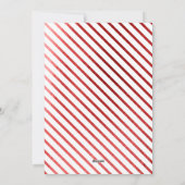 エレガントでおしゃれな偽のホイル写真 幸せなホリデー H シーズンカード (裏面)