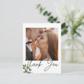 エレガントでおしゃれな写真をありがとう ポストカード (スタンド正面)