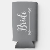 エレガントでおしゃれな花嫁 | スリム缶クーラー (裏面)