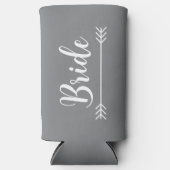 エレガントでおしゃれな花嫁 | スリム缶クーラー (正面)