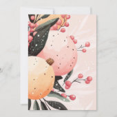 エレガントでお祭り気分満載のホリデーグリーティングカード シーズンカード (正面)