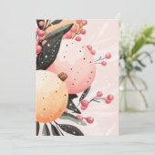 エレガントでお祭り気分満載のホリデーグリーティングカード シーズンカード (スタンド正面)