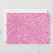 エレガントでかわいいロイヤルプリンセスの女の子の誕生日パーティー 招待状 (裏面)