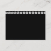 エレガントできらきら光るで数々のな目的の名刺 名刺 (裏面)