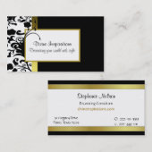 エレガントでカスタムな名刺 名刺 (正面/裏面)