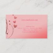 エレガントでカスタムな名刺 名刺 (裏面)