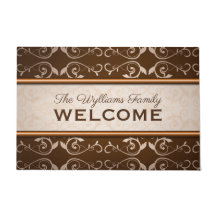 エレガントでクラシカルな華麗さのブラウンベージュ色モノグラム