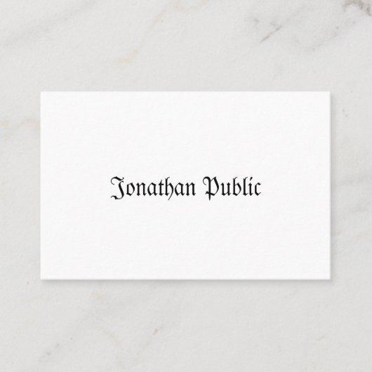 エレガントでクラシックでノスタルジックな一見のプロフェッショナルの平野 名刺 (正面)